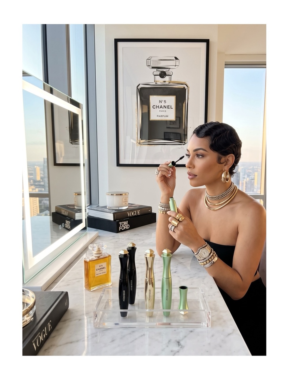 new Mirenesse ༄ Secret Weapon 24Hr Magic Tubing Mascara Trio ༄ Set of 3 ༄ Black